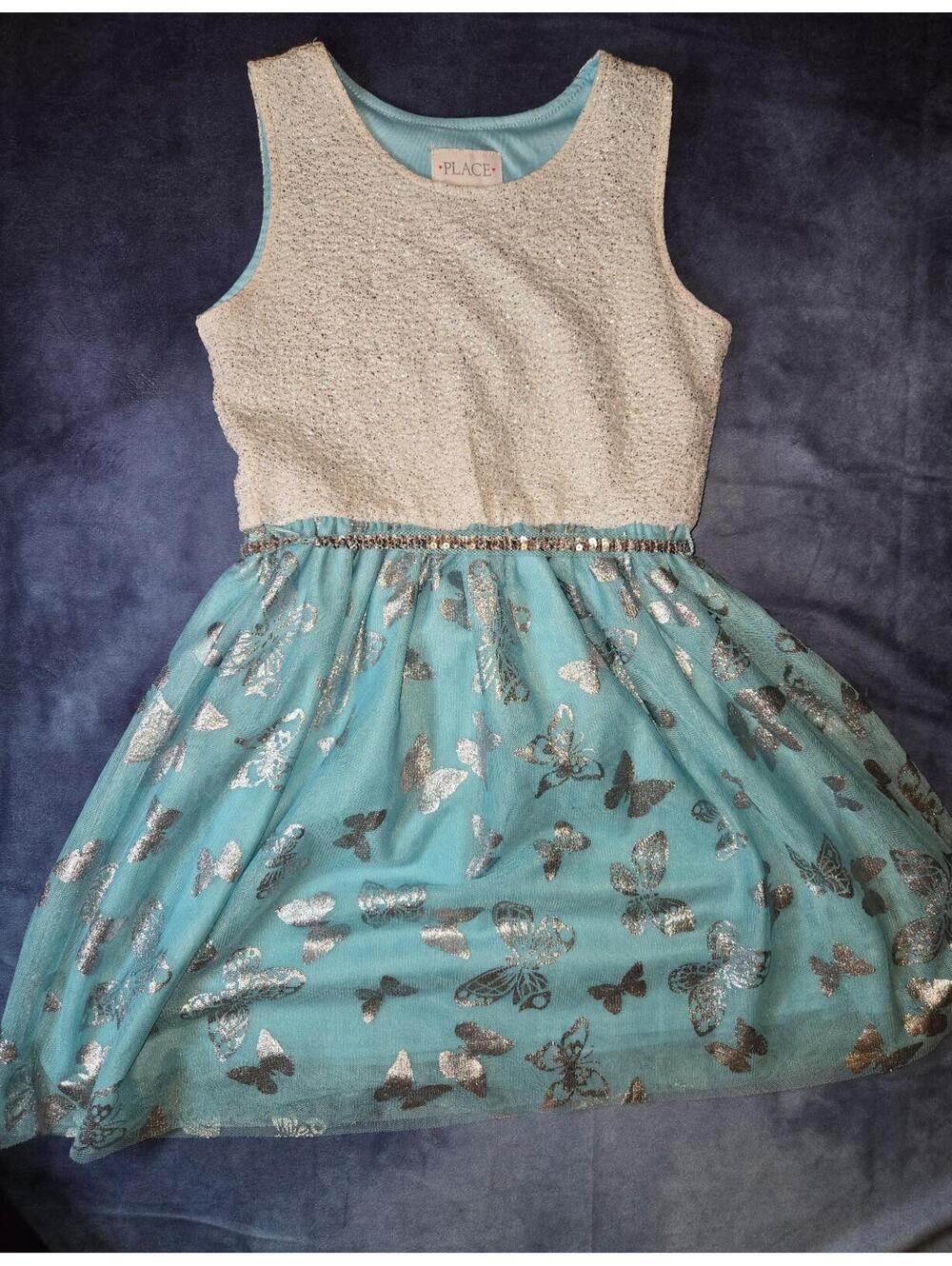 Girls butterfly summer dress